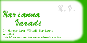 marianna varadi business card